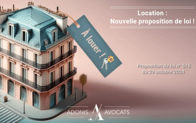 Location : nouvelle proposition de loi !